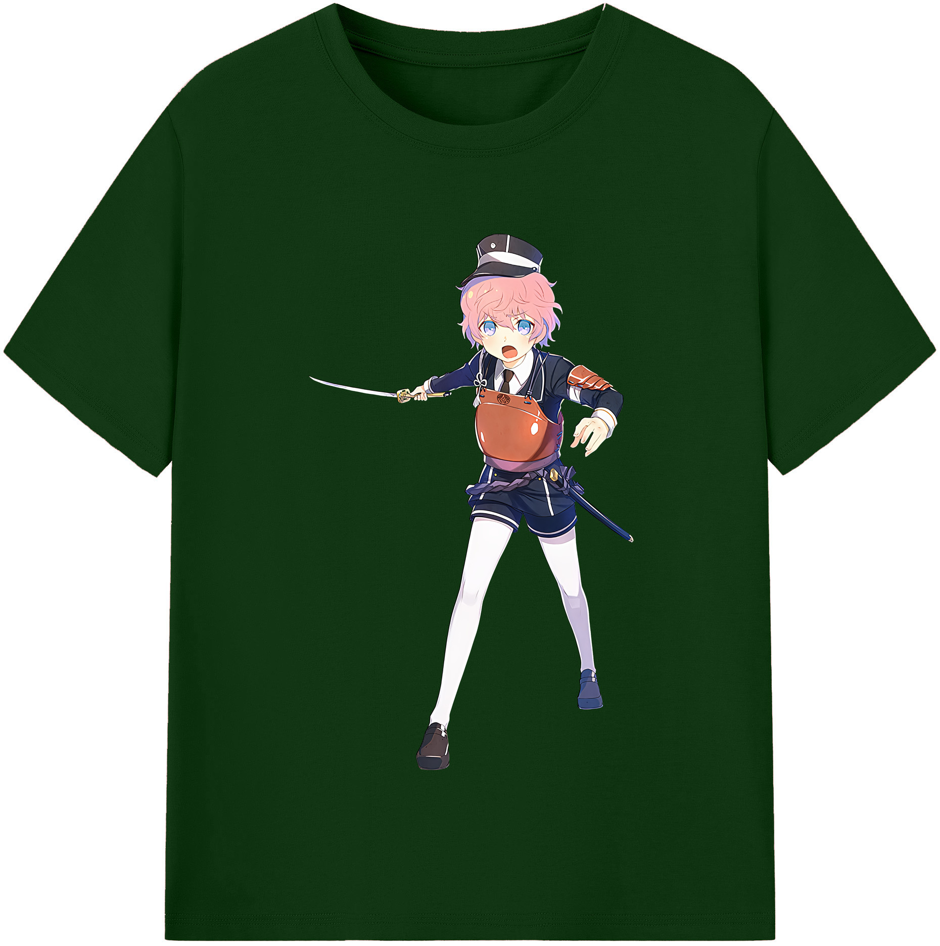 （画像用） 刀剣乱舞 Touken Ranbu 綿100％半袖Tシャツ（フロントプリント）